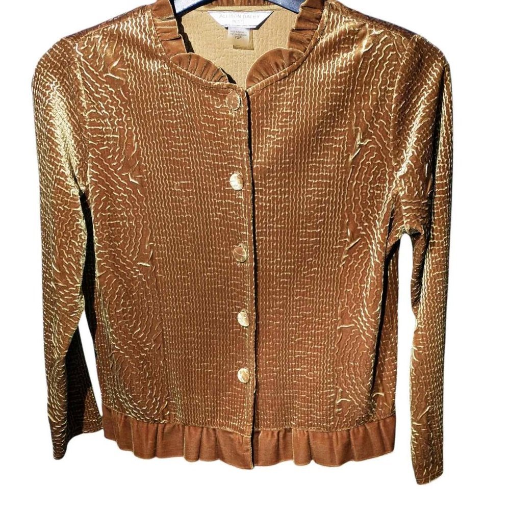 Shimmery Gold Cardigan